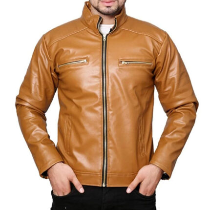 Leather Bomber Jacket